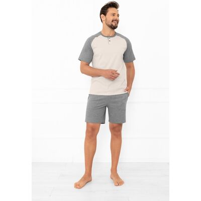 Italian Fashion Piżama męska krótki rękaw, krótkie spodnie Aleksander XL Italian Fashion Piżama męska krótki rękaw, krótkie spodnie Aleksander XL