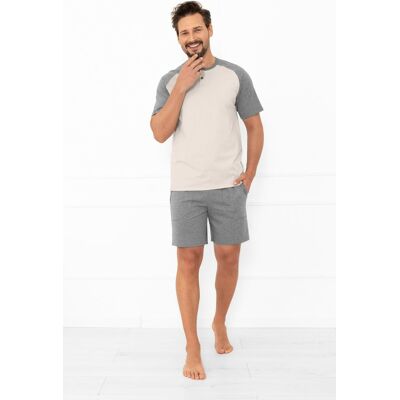 Italian Fashion Piżama męska krótki rękaw, krótkie spodnie Aleksander XXXL Italian Fashion Piżama męska krótki rękaw, krótkie spodnie Aleksander XXXL