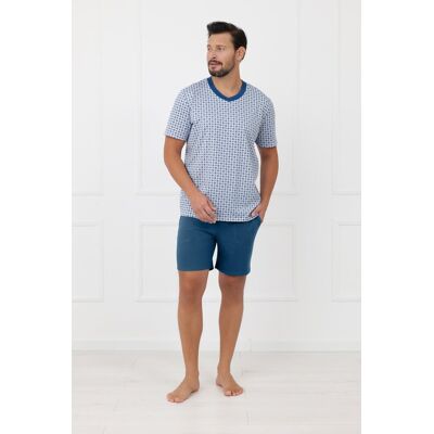Italian Fashion Piżama męska krótki rękaw, krótkie spodnie Nigier L Italian Fashion Piżama męska krótki rękaw, krótkie spodnie Nigier L