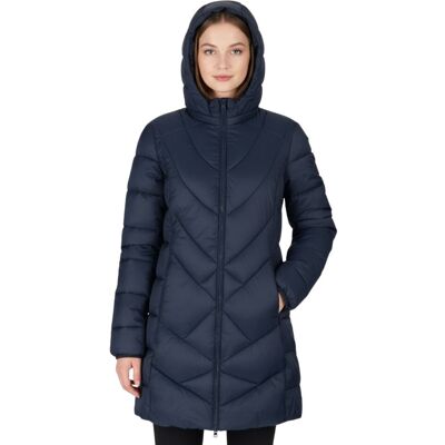 Płaszcz damski Cmp parka puchowa pikowana granatowa-XS Płaszcz damski Cmp parka puchowa pikowana granatowa-XS