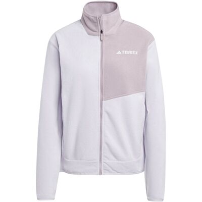 kurtka polarowa adidas Terrex Multi z pełnym zamkiem - Fioletowa - Damska kurtka polarowa adidas Terrex Multi z pełnym zamkiem - Fioletowa - Damska