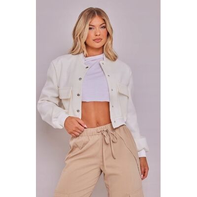 Inny producent PRETTYLITTLETHING KURTKA DAMSKA BIAŁA XL 1EJJ Inny producent PRETTYLITTLETHING KURTKA DAMSKA BIAŁA XL 1EJJ