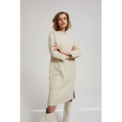 Moodo Prosta Sukienka Z Rękawem 3/4 -Xs Moodo Prosta Sukienka Z Rękawem 3/4 -Xs