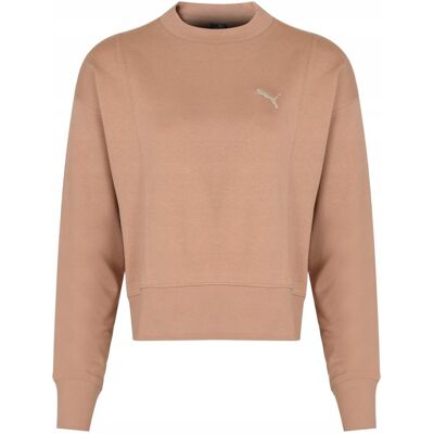 Puma - BLUZA DAMSKA - HER CREW DUSTY TAN 673109-89 brzoskwiniowa sportowa Puma - BLUZA DAMSKA - HER CREW DUSTY TAN 673109-89 brzoskwiniowa sportowa