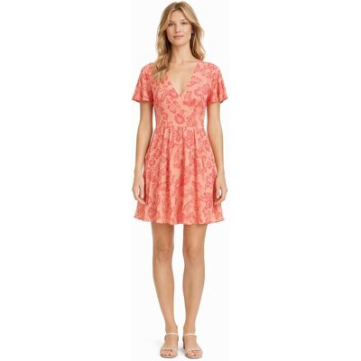 RED VALENTINO SUKIENKA ROZKLOSZOWANA Z KWIATOWYM PRINTEM 38 I3A RED VALENTINO SUKIENKA ROZKLOSZOWANA Z KWIATOWYM PRINTEM 38 I3A