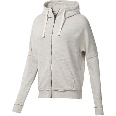 Reebok Bluza sportowa damska, W CY3600, szary, rozmiar M Reebok Bluza sportowa damska, W CY3600, szary, rozmiar M