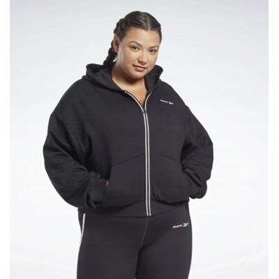 Reebok Bluza Z Kapturem Damska Czarna Na Zamek 3Xl 0A6C3_A* Tła Reebok Bluza Z Kapturem Damska Czarna Na Zamek 3Xl 0A6C3_A* Tła