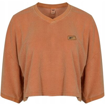 Reebok - KOSZULKA DAMSKA CL RBK ND TERRY CROP HS4757 Reebok - KOSZULKA DAMSKA CL RBK ND TERRY CROP HS4757