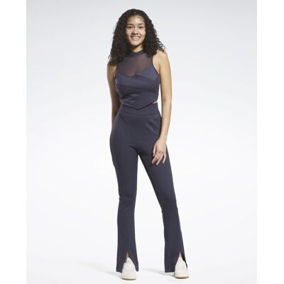 Reebok Legginsy Sportowe Damskie Granatowe S 0A8B4_C* Tła Reebok Legginsy Sportowe Damskie Granatowe S 0A8B4_C* Tła