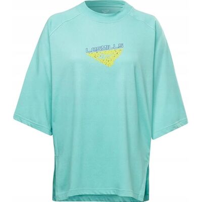 Reebok - T-SHIRT KOSZULKA DAMSKA OVERSIZE - LM LAYERING TEE HN6046 Reebok - T-SHIRT KOSZULKA DAMSKA OVERSIZE - LM LAYERING TEE HN6046