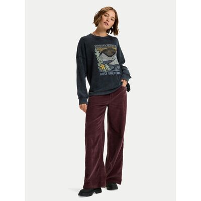 Roxy Bluza Damskie Czarny ERJKT04322-KVJ0 Roxy Bluza Damskie Czarny ERJKT04322-KVJ0