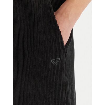Roxy Spodnie materiałowe Damskie Czarny ERJNP03691-KVJ0 Roxy Spodnie materiałowe Damskie Czarny ERJNP03691-KVJ0