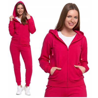 Rozpinana BLUZA DAMSKA Gładka Dresowa z Kapturem Klasyczna Wygodna MORAJ XL Rozpinana BLUZA DAMSKA Gładka Dresowa z Kapturem Klasyczna Wygodna MORAJ XL