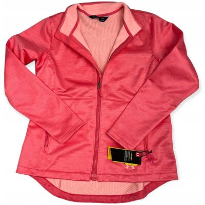 Rozpinana różowa bluza damska UNDER ARMOUR L Rozpinana różowa bluza damska UNDER ARMOUR L