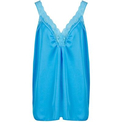 Agrafka Satynowy długi top sexi koronka ramiączka-5XL/6XL Agrafka Satynowy długi top sexi koronka ramiączka-5XL/6XL