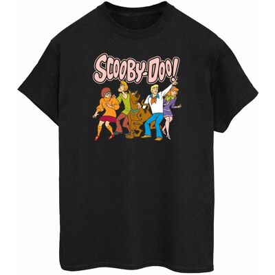 Scooby Doo Koszulka Damska / Damska Classic Group Cotton Boyfriend T-Shirt (3XL / Czarny) Scooby Doo Koszulka Damska / Damska Classic Group Cotton Boyfriend T-Shirt (3XL / Czarny)
