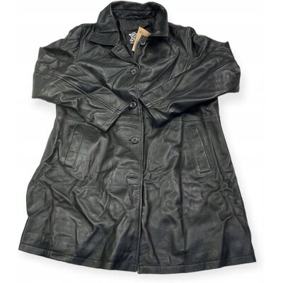 inna (Inny) Skórzany płaszcz damski Real Leather 2XL inna (Inny) Skórzany płaszcz damski Real Leather 2XL