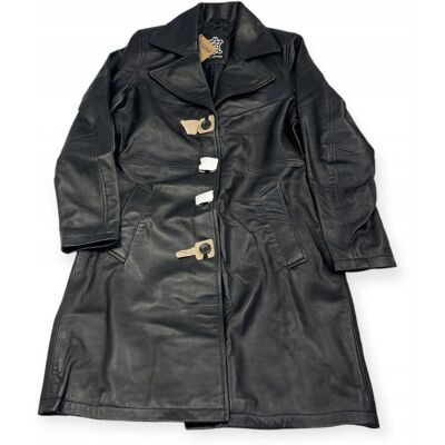 Inny producent Skórzany płaszcz damski Real Leather S Inny producent Skórzany płaszcz damski Real Leather S