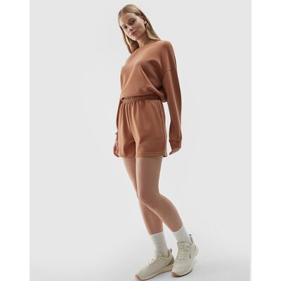 Spodenki 4F 4FWSS24TSHOF324 81S brązowy S Spodenki 4F 4FWSS24TSHOF324 81S brązowy S