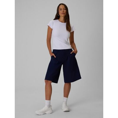 Spodenki casual damskie 4F 4FRSS26TSHOF0935-31S Granatowy S Spodenki casual damskie 4F 4FRSS26TSHOF0935-31S Granatowy S