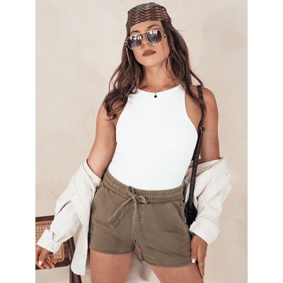 Spodenki damskie CITYCHIC brązowe Dstreet SY0364-XL Spodenki damskie CITYCHIC brązowe Dstreet SY0364-XL