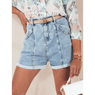 Spodenki damskie jeansowe DENIMCUTS niebieskie Dstreet SY0334-S Spodenki damskie jeansowe DENIMCUTS niebieskie Dstreet SY0334-S