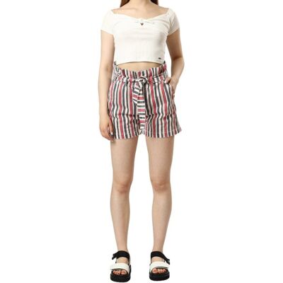 Spodenki damskie Pepe Jeans Phoebe Stripe jeansowe-W28 Spodenki damskie Pepe Jeans Phoebe Stripe jeansowe-W28