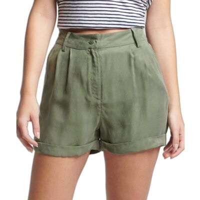 Spodenki damskie Superdry Studios Cupro szorty -XS Spodenki damskie Superdry Studios Cupro szorty -XS