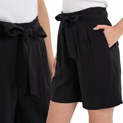 SPODENKI DAMSKIE WISKOZOWE KRÓTKIE WYSOKI STAN LETNIE WYGODNE MORAJ 3XL BLACK SPODENKI DAMSKIE WISKOZOWE KRÓTKIE WYSOKI STAN LETNIE WYGODNE MORAJ 3XL BLACK