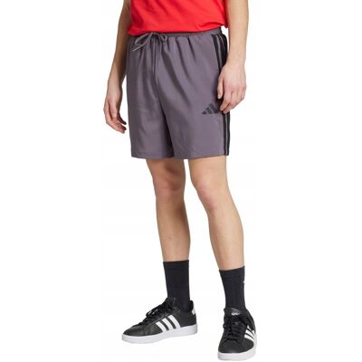Spodenki męskie adidas Essentials 3-Stripes Chelsea szare JW1902 2XL Spodenki męskie adidas Essentials 3-Stripes Chelsea szare JW1902 2XL