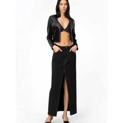 Spódnica damska PINKO 103628 A1VD Z99 czarny - Skirt: 36 Spódnica damska PINKO 103628 A1VD Z99 czarny - Skirt: 36