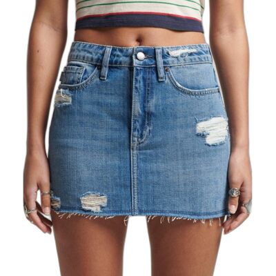 Spódnica damska Superdry Vintage Denim Mini jeansowa-W26 Spódnica damska Superdry Vintage Denim Mini jeansowa-W26