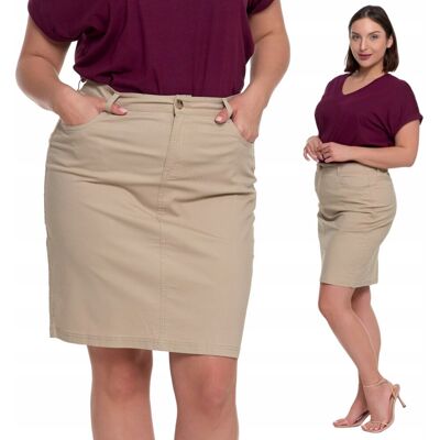 Spódnica Damska Z Paskiem Dopasowany Krój Elegancka Wygodna Moraj S Beige Spódnica Damska Z Paskiem Dopasowany Krój Elegancka Wygodna Moraj S Beige
