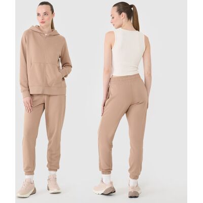 Spodnie Damskie 4F Joggery Dresowe Beżowe 4FWSS25TTROF0993 L Beżowy Spodnie Damskie 4F Joggery Dresowe Beżowe 4FWSS25TTROF0993 L Beżowy