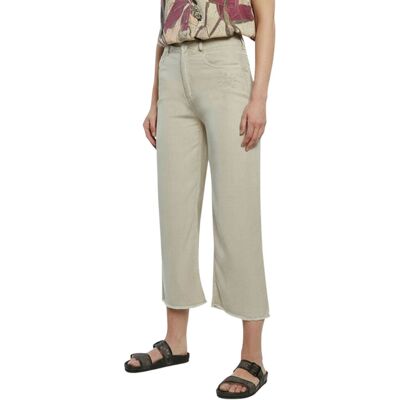 Spodnie damskie Desigual Rita beżowe szerokie -XL Spodnie damskie Desigual Rita beżowe szerokie -XL