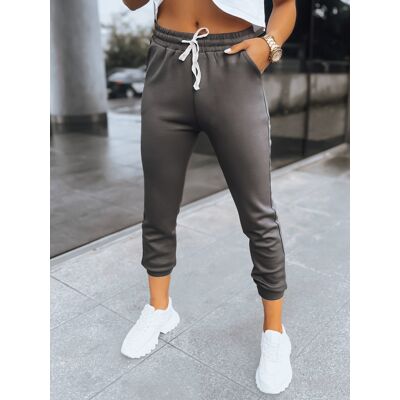 Spodnie damskie dresowe joggery MORELO szare Dstreet UY1582-XL/XXL Spodnie damskie dresowe joggery MORELO szare Dstreet UY1582-XL/XXL
