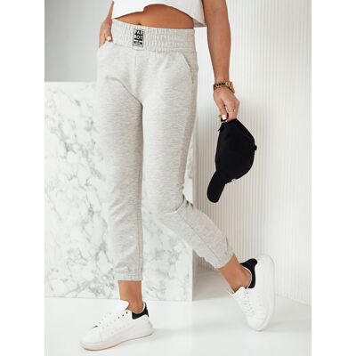 Spodnie damskie dresowe KAROT szare Dstreet UY1810-XL/XXL Spodnie damskie dresowe KAROT szare Dstreet UY1810-XL/XXL