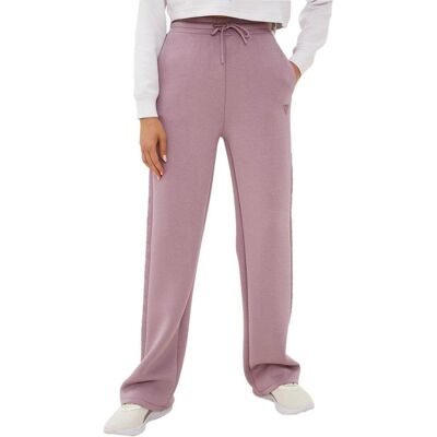 Spodnie damskie Guess Brenda dresowe proste fioletowe-S Spodnie damskie Guess Brenda dresowe proste fioletowe-S