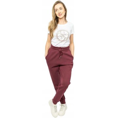 Spodnie damskie Guess W3BB50 KBYE2 A502 bordowy - XXL Spodnie damskie Guess W3BB50 KBYE2 A502 bordowy - XXL