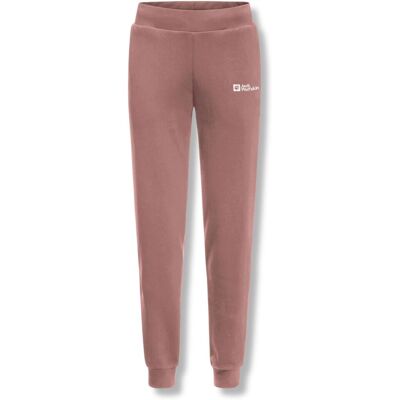 Spodnie damskie Jack Wolfskin Essential dresowe różowe bawełniane-XS Spodnie damskie Jack Wolfskin Essential dresowe różowe bawełniane-XS