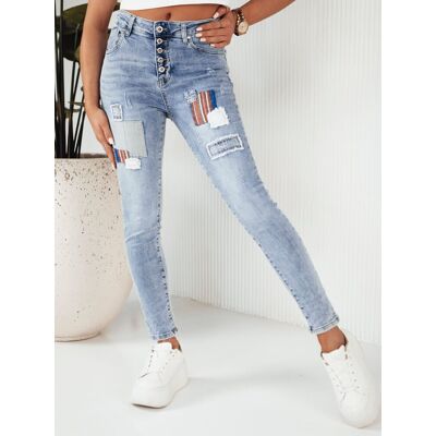 Spodnie damskie jeansowe LALUNA niebieskie Dstreet UY1865-XS Spodnie damskie jeansowe LALUNA niebieskie Dstreet UY1865-XS