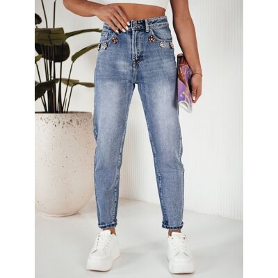 Spodnie damskie jeansowe MOM niebieskie Dstreet UY1882-XS Spodnie damskie jeansowe MOM niebieskie Dstreet UY1882-XS