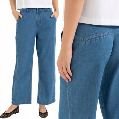 SPODNIE DAMSKIE JEANSOWE WYSOKI STAN CASUAL WYGODNE MORAJ 38 BLUE SPODNIE DAMSKIE JEANSOWE WYSOKI STAN CASUAL WYGODNE MORAJ 38 BLUE