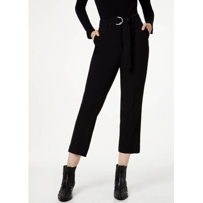 Spodnie damskie Liu Jo Stricht czarne-XXL/3XL Spodnie damskie Liu Jo Stricht czarne-XXL/3XL