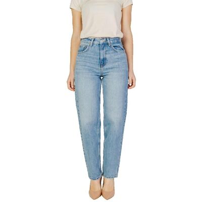Spodnie damskie ONLY ONLROBYN wysokie w pasie, proste, niebieskie, denim Spodnie damskie ONLY ONLROBYN wysokie w pasie, proste, niebieskie, denim
