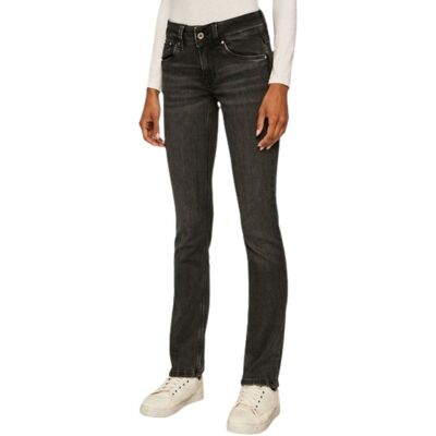 Spodnie damskie Pepe Jeans Saturn jeansowe proste-W24 Spodnie damskie Pepe Jeans Saturn jeansowe proste-W24