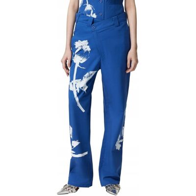 Spodnie damskie Pinko 105070 A2JQ niebieski - Pants: 42 Spodnie damskie Pinko 105070 A2JQ niebieski - Pants: 42