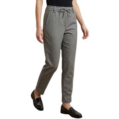 Spodnie damskie Sinequanone Palmire szare melanż jogger-S Spodnie damskie Sinequanone Palmire szare melanż jogger-S