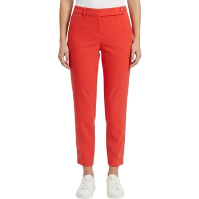 Inny producent Spodnie damskie Stefanel eleganckie koralowe proste-XS Inny producent Spodnie damskie Stefanel eleganckie koralowe proste-XS