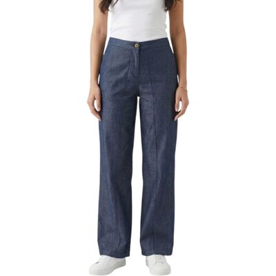 Inny producent Spodnie damskie Stefanel materiałowe wide leg-M Inny producent Spodnie damskie Stefanel materiałowe wide leg-M